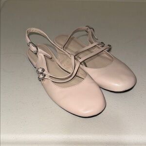 Zara Pink Slingback Dress Shoes